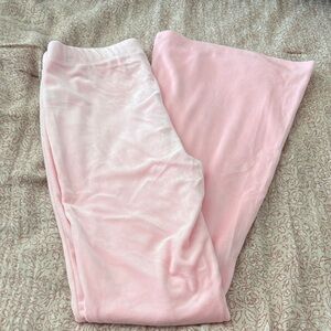 Soft Pink Velvet Pants